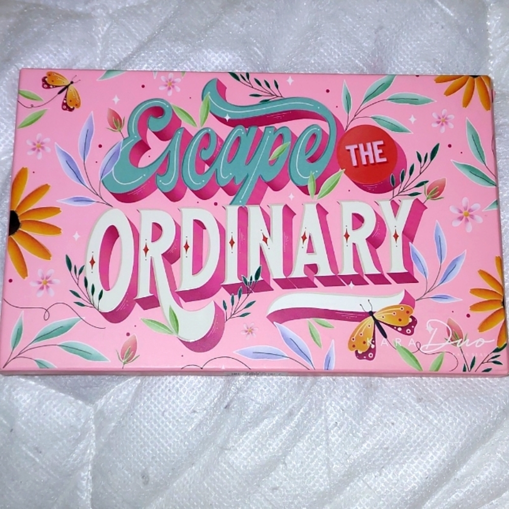 Kara Beauty Escape the Ordinary eyeshadow palette.